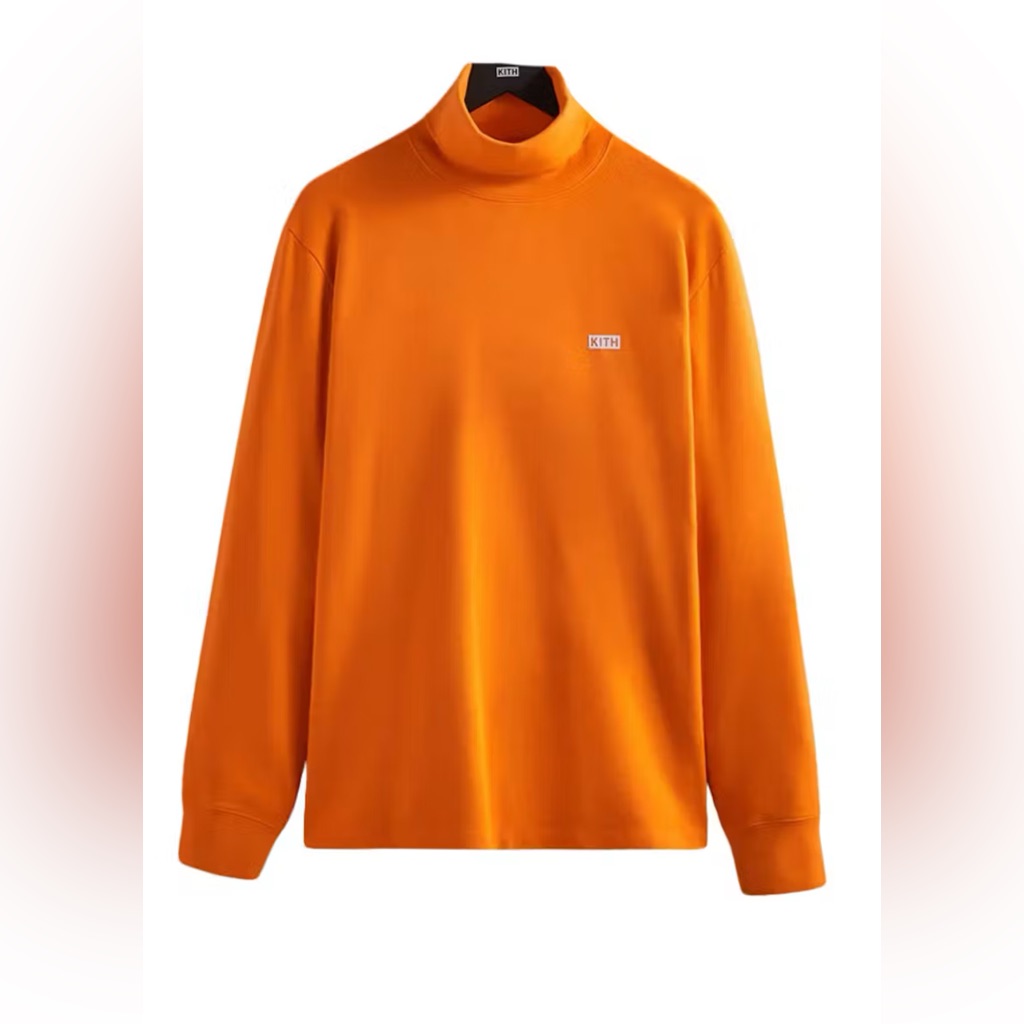 Kith Men's Orange (Pimento) Turtleneck